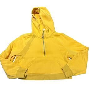 Lululemon Women’s M/L Yellow Cropped Hoodie